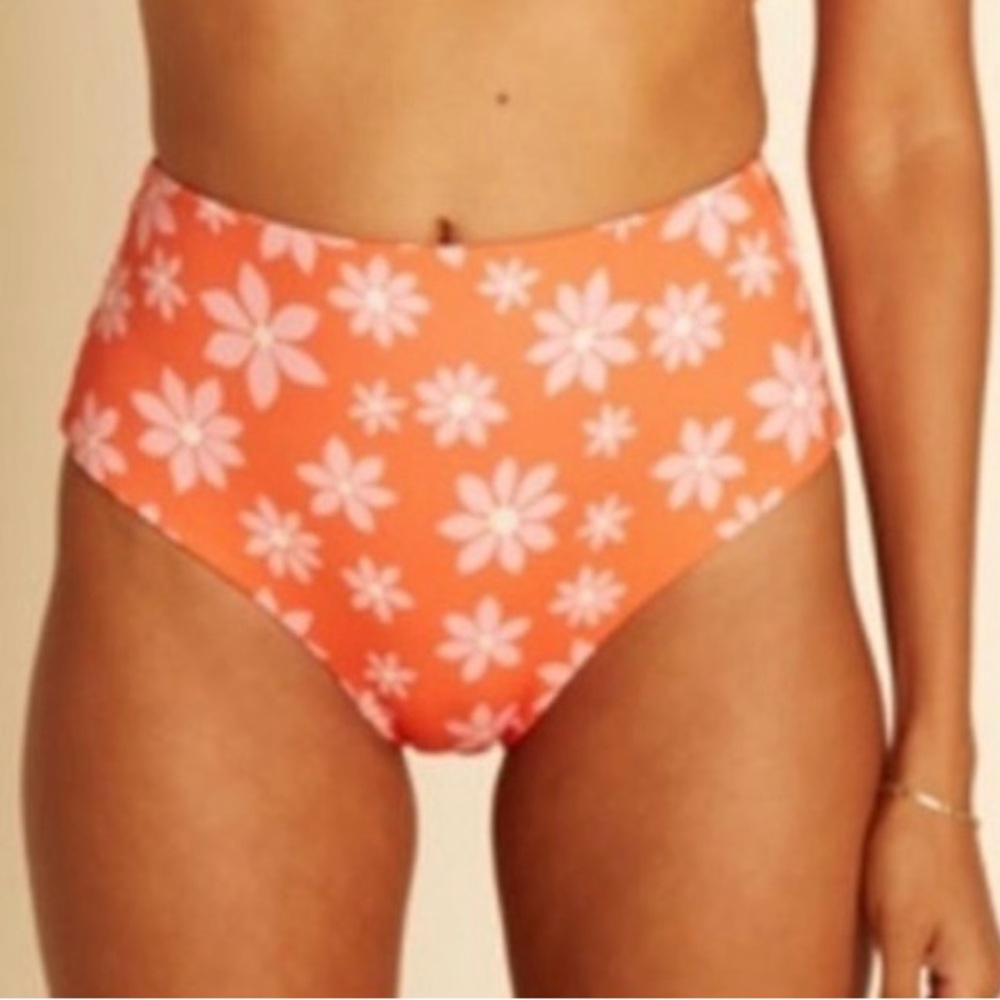 NWT Billabong Out West Dreamin REVERSIBLE retro bikini bottom - XL